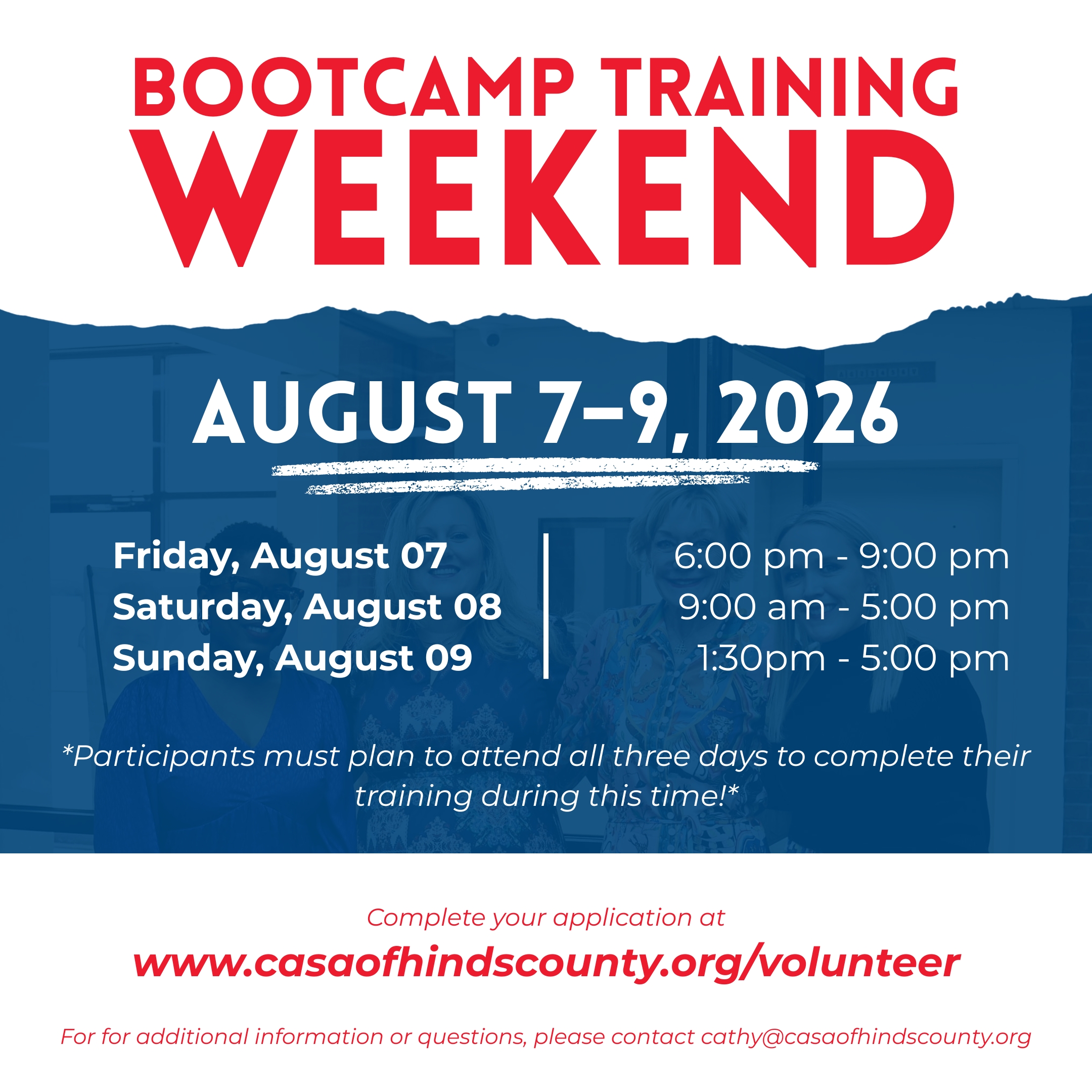 CASA of Hinds County August 2026 Bootcamp
